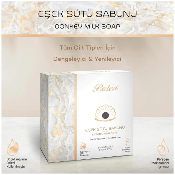 Balen Eşek Sütü Sabunu 125 gr ürün görseli 1
