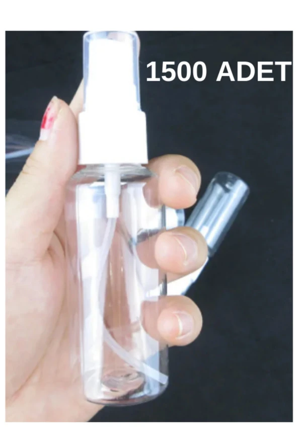 Sprey Başlıklı Boş şişe 75ml 1500 Adet + 6 Hediye ürün görseli 1