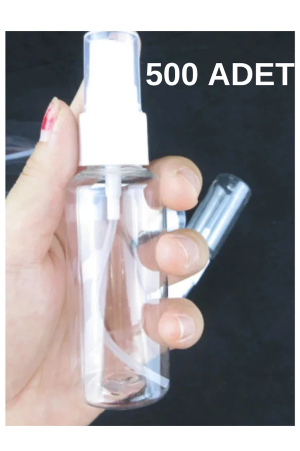 Sprey Başlıklı Boş şişe 75ml 500 Adet + 6 Hediye ürün görseli 1