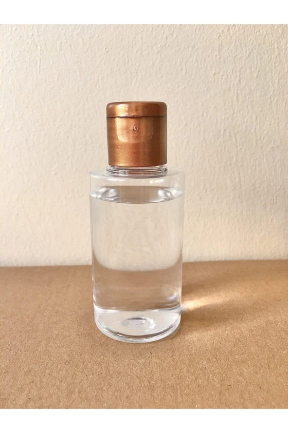 10 Adet 50ml Bronz Fliptop Kapak Om62 Dezenfektan Kolonya Parfüm Boş Şişesi - 50 ml ürün görseli 1