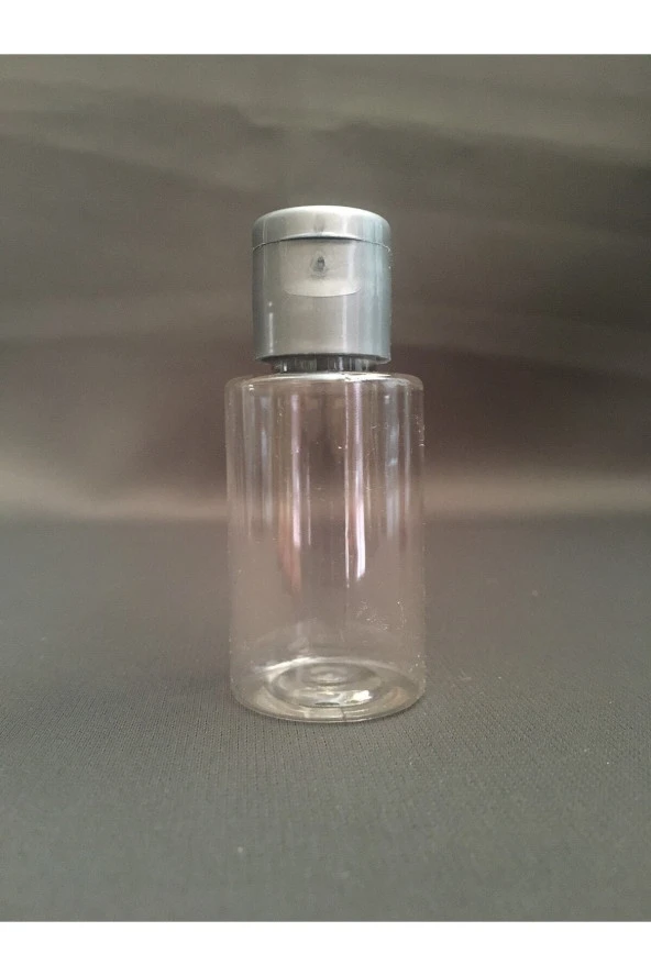 10 Adet 30 Ml Fliptop Kapaklı Om80 Gri Kapaklı Dezenfektan Kolonya Boş Plastik Şişesi - 30 ml ürün görseli 1
