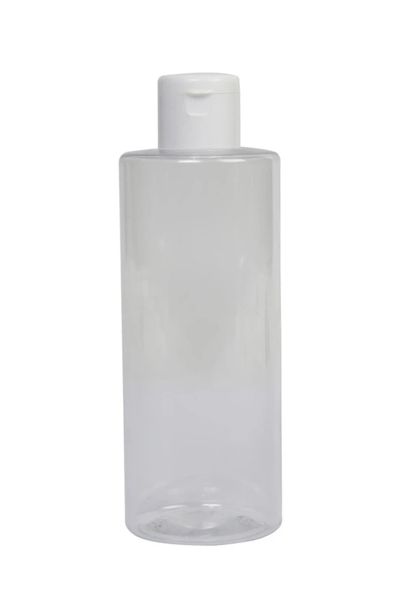 250 Ml-fliptop-beyaz Kapaklı-dezenfektan-kolonya-likit Şişe-10 Adet ürün görseli 1