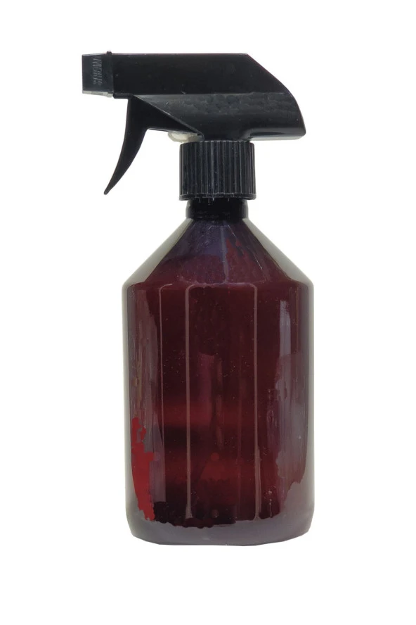 10 Adet Spreyli Amber Renk Boş Pet Şişe 500 Ml ürün görseli 1