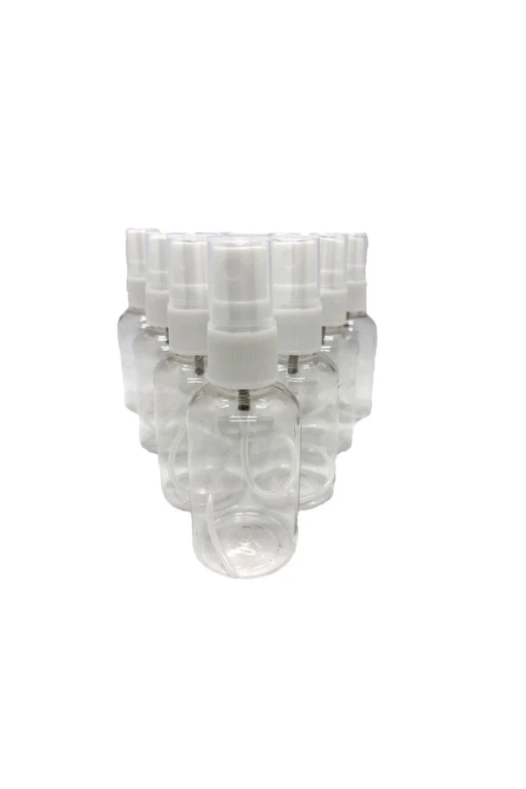 50ml Spreyli Pet, Kolonya Ve Dezenfektan Şişesi 30 Adet ürün görseli 1