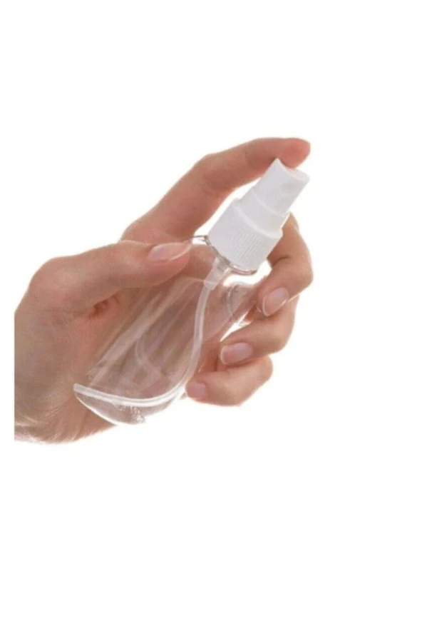 100 ml Boş Şeffaf Sprey Şişesi   25 Adet - Resim 3
