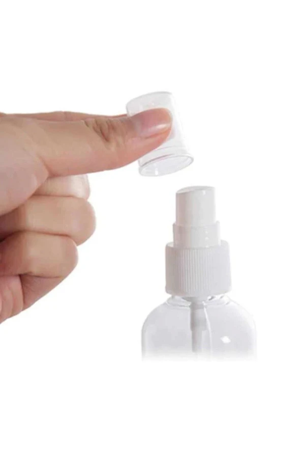 100 ml Boş Şeffaf Sprey Şişesi   25 Adet - Resim 4