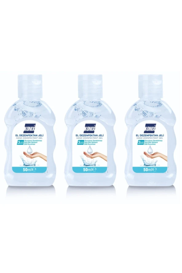 Konıx  El Dezenfektan Jeli 50 ml 3 Adet ürün görseli 1