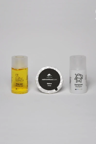 100 Adet Boş Şişe Otel Tipi  30 ml Silindir Şişe Tek Kullanımlık Kullan At ürün görseli 1