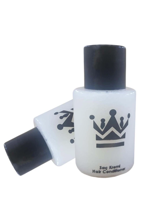 100 Adet Saç Kremi Standart Otel Tipi Mini 30 Ml Silindir Şişe Tek Kullanımlık Kullan At ürün görseli 1