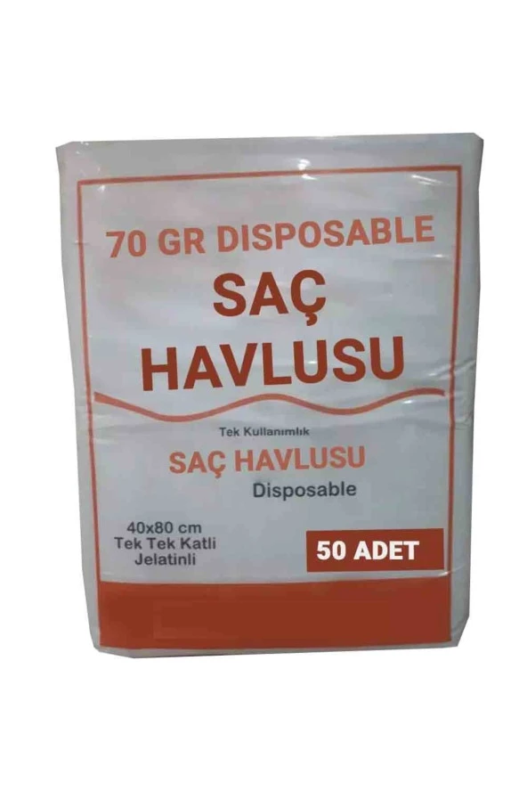 500 Adet Tek Kullanımlık Otel Buklet Sauna Kuaför Saç Baş Spor Salonu Seyahat Havlusu 70 gr 40×80 ürün görseli 1