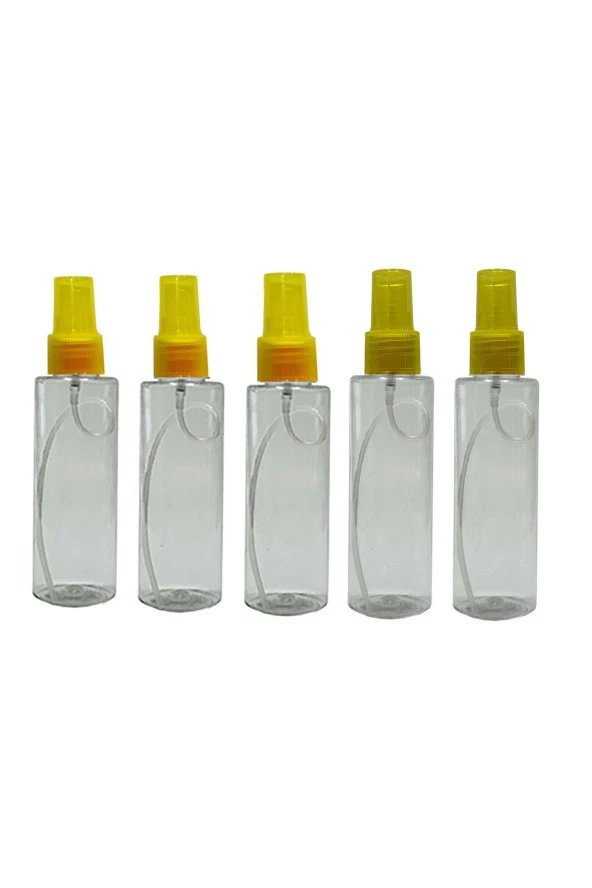 100 Adet Boş Şişe Spreyli Kolonya Şişesi Doldurulabilir Cep Plastik Parfüm Şişesi 100 Ml ürün görseli 1