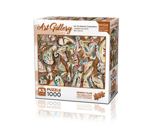 KS Puzzle 1000 Parça Art Gallery No. 10 Abstract Composition ürün görseli 1