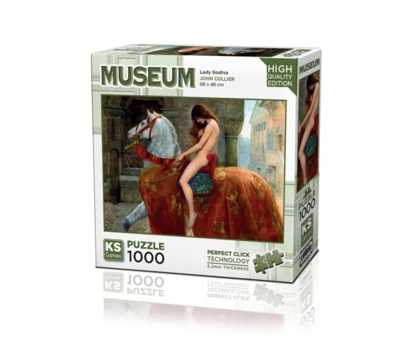 KS Puzzle 1000 Parça Museum Lady Godiva ürün görseli 1
