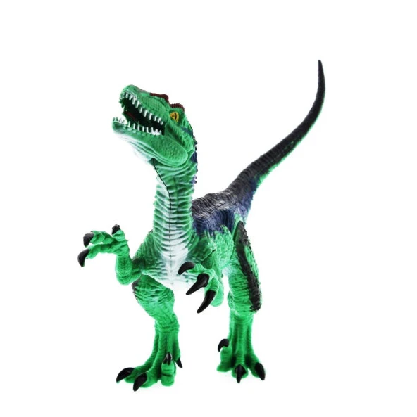 Sesli ve Işıklı Dinozor Raptor 30 cm - Resim 4