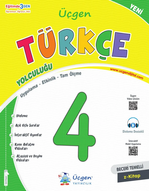 Üçgen 2025 4. Sınıf Beceri Temelli Türkçe Yolculuğu ürün görseli 1