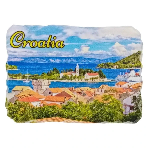 Hırvatistan Temalı Kırık Magnet ürün görseli 1