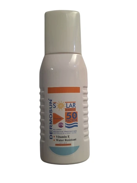 DERMOSUN SOLAR 50  FACTOR LOTION GÜNEŞ LOSYONU 200 ML ürün görseli 1