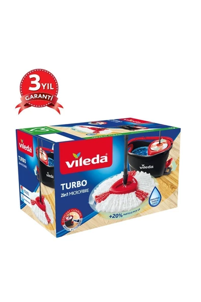 Vileda Turbo 2in1 Pedallı Temizlik Seti ürün görseli 1