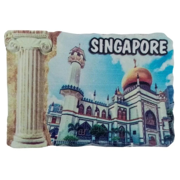 Singapur Temalı Sütun Magnet ürün görseli 1
