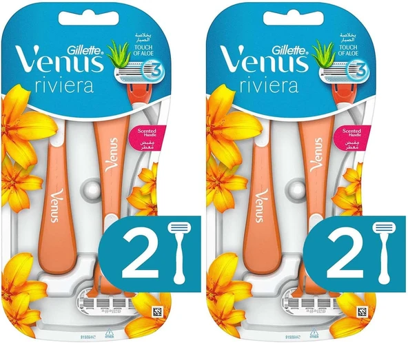 Gillette Venus Riviera Tıraş Bıçağı 2'li x 2 Adet ürün görseli 1