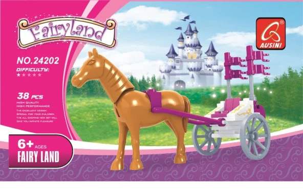 Keyixing 38 Parça Fairyland At Arabası ürün görseli 1