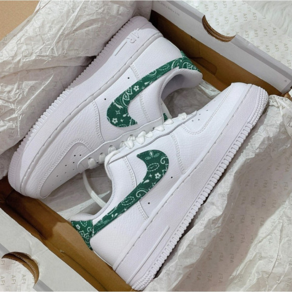 PTTAVM: Nike Air Force 1 '07 Paisley Green White CZ0270-101