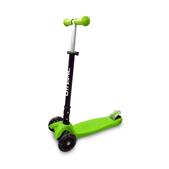 Dynamic Capri 3 Teker Katlanabilir Işıklı Scooter - Yeşil ürün görseli 1