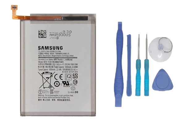 Samsung Galaxy M21 - SM-M215 Batarya Pil Sıfır Orijinal + TAMİR SETİ ürün görseli 1