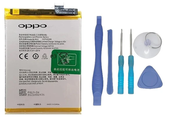 Oppo Reno 6 Lite - BLP819  - Batarya Pil Sıfır Orijinal + TAMİR SETİ ürün görseli 1
