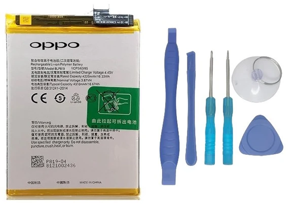Tkgz Oppo Reno 6 Lite - BLP819  - Batarya Pil Sıfır Orijinal + TAMİR SETİ ürün görseli 1