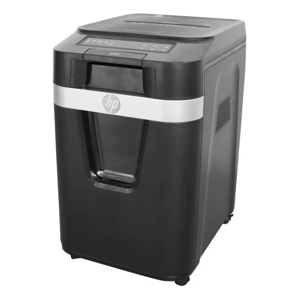 HP Pro Shredder Auto 200CC, Otomatik Beslemeli 200 sayfa Evrak İmha Makinesi-P4-Çapraz kesim-4x20mm-32,2lt ürün görseli 1