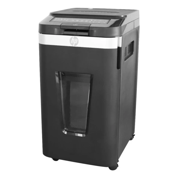 HP Pro Shredder Auto 400CC Otomatik Beslemeli 400 sayfa Evrak İmha Makinesi-P4-Çapraz kesim-4x12mm-53lt ürün görseli 1