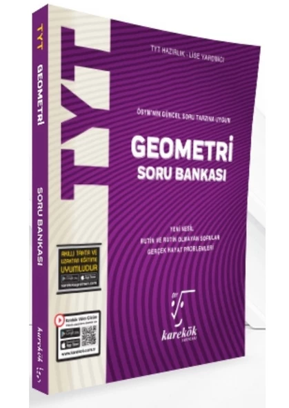 Karekök Yayıncılık TYT Geometri Yeni Nesil Soru Bankası Yeni ürün görseli 1