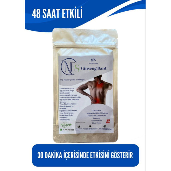 NFS Ginseng Bant 75 Adet x 3 Paket - Resim 3
