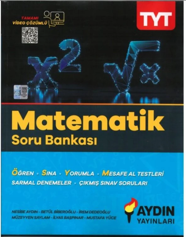 Aydın Yayınları TYT Matematik Soru Bankası ürün görseli 1