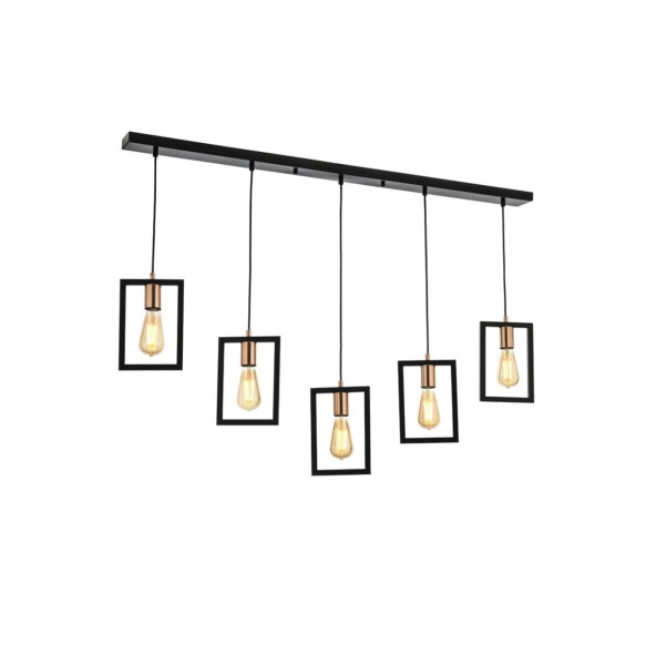 Avonni 60011 Modern Avize, 60 w, Siyah ürün görseli 1
