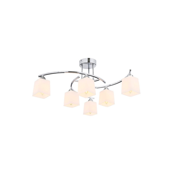 Avonnı AV-1373-6K Krom Kaplama Modern Avize E14 Metal Cam 60CM ürün görseli 1