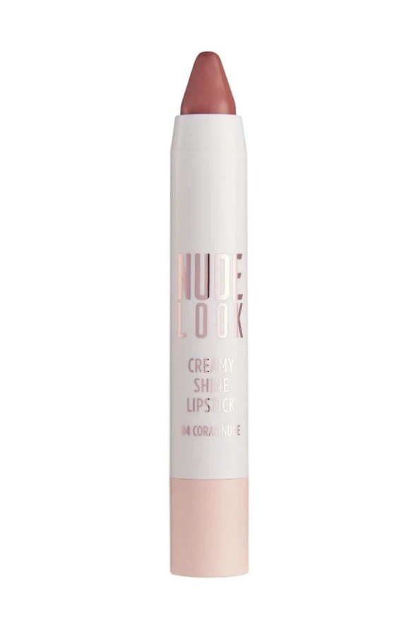 Golden Rose Kremsi Işıltılı Ruj 04 - Nude Look Creamy Shine Lips No:04 Coral Nude 8691190967352 ürün görseli 1