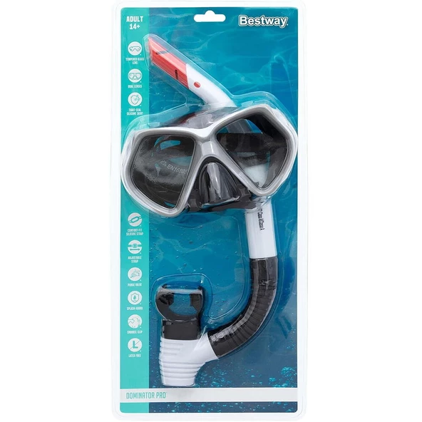Bestway Dominator Pro Şnorkel Maske - Resim 4