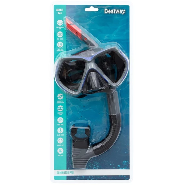 Bestway Dominator Pro Şnorkel Maske - Resim 5