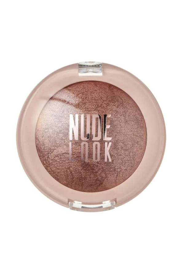 Golden Rose Nude Look Pearl Baked Eyeshadow No: 02 Rosy Bronze - Tekli Sedefli Far ürün görseli 1