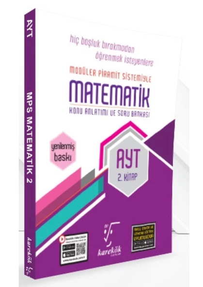 Karakök Yayıncılık AYT Matematik 2. Kitap Yeni ürün görseli 1