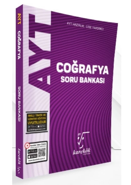 Karekök Yayıncılık AYT Coğrafya Soru Bankası Yeni ürün görseli 1