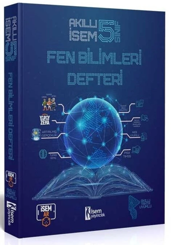 5. Sınıf Fen Bilimleri Akıllı İsem Defteri İsem Yayınları ürün görseli 1