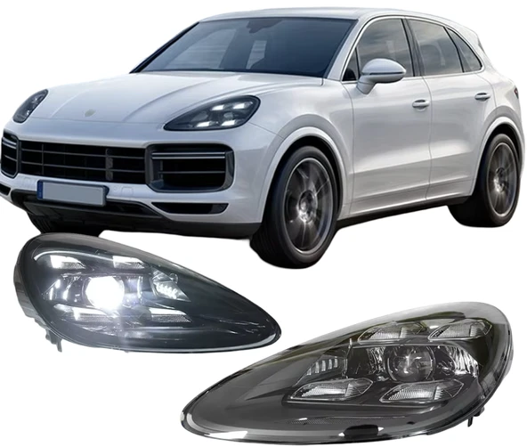 AUTOGP Porsche cayenne ön far lambası 2018 facelift görünüm pdls adaptif 2011 / 2014 ürün görseli 1