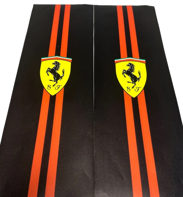 Araç Direk Kaplama Folyosu FERRARİ Modeli 54 X 20 (SAĞ SOL DİREK IÇİN ÇİFT GÖNDERİLİR) ürün görseli 1