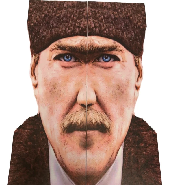 Araç Direk Kaplama Folyosu ATATÜRK Model 54 X 20 (SAĞ SOL DİREK IÇİN ÇİFT GÖNDERİLİR) ürün görseli 1