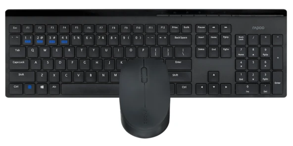 RAPOO 8110M MULTİ-MODE Wireless Kablosuz Klavye Mouse SET ürün görseli 1