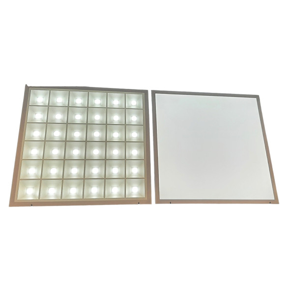 90 watt 60x60 panel led panel tavan armatürü 36 mercekli led - Resim 4