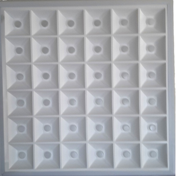 90 watt 60x60 panel led panel tavan armatürü 36 mercekli led - Resim 6
